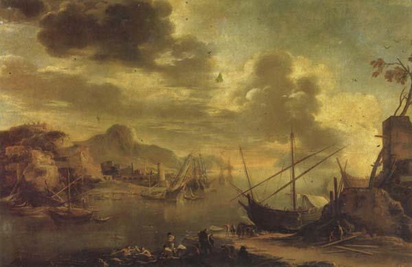Salvator Rosa The Gulf of Salerno France oil painting art